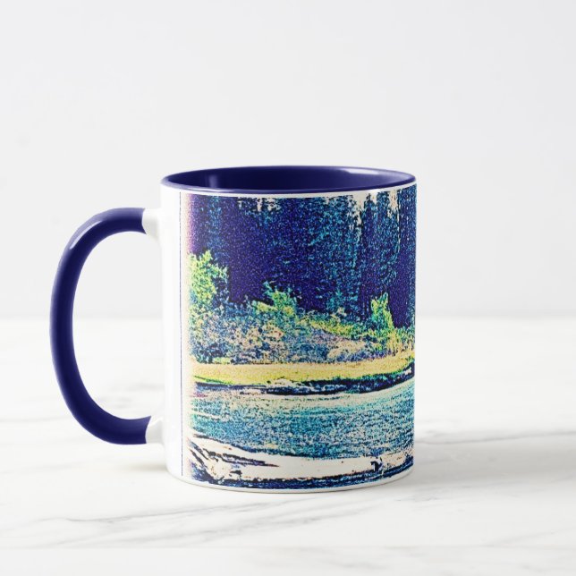 Mug Une Forêt Sauvage Canadienne Majestueuse. Commande (Gauche)