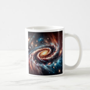 Mug Une galaxie en spirale au fin fond de l'univers.