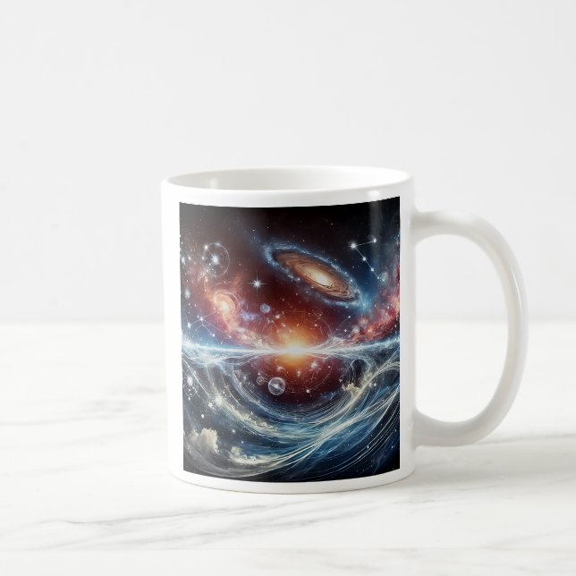 Mug Une galaxie en spirale  tellement lumineuse. (Droite)
