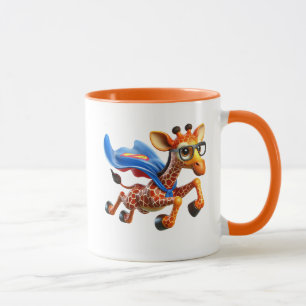Mug Une girafe super-héros.