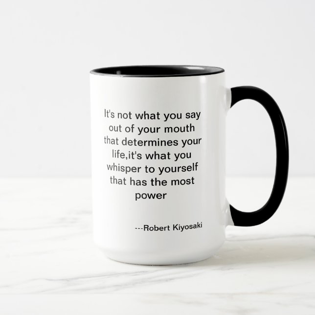 Mug Une grande citation de papa riche (Droite)