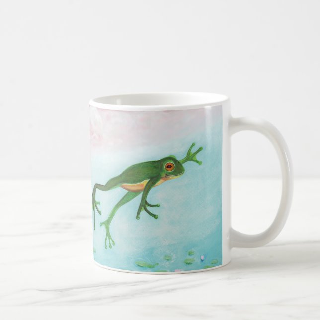 Mug Une Grenouille S'Enfonce Dans L'Étang Illustration (Droite)