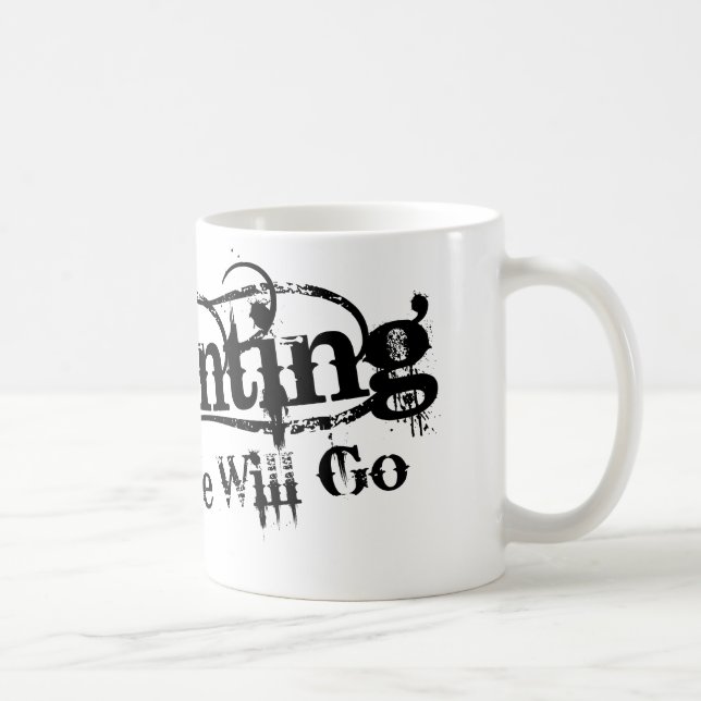 Mug Une hantise nous irons logo noir de LLC (Droite)