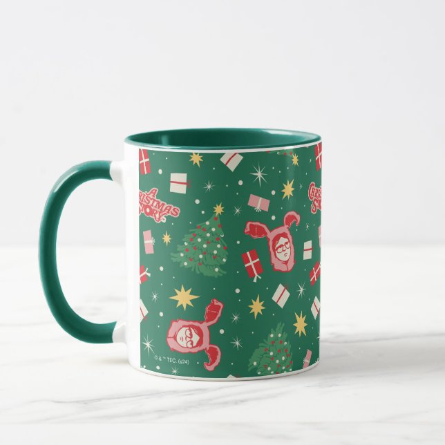 Mug Une histoire de Noël | Motif d'icône de Noël (Gauche)