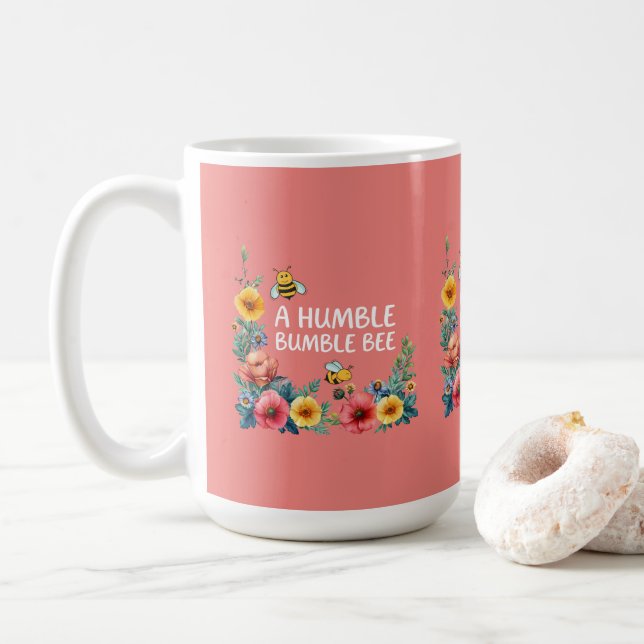 Mug Une humble abeille bourdon (Avec donut)