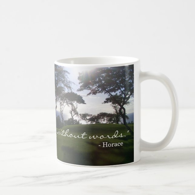 Mug "Une image est un poème sans mots " (Droite)