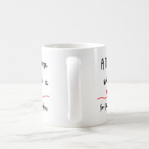 Mug Une infirmière avec un coeur pour la musique de pé