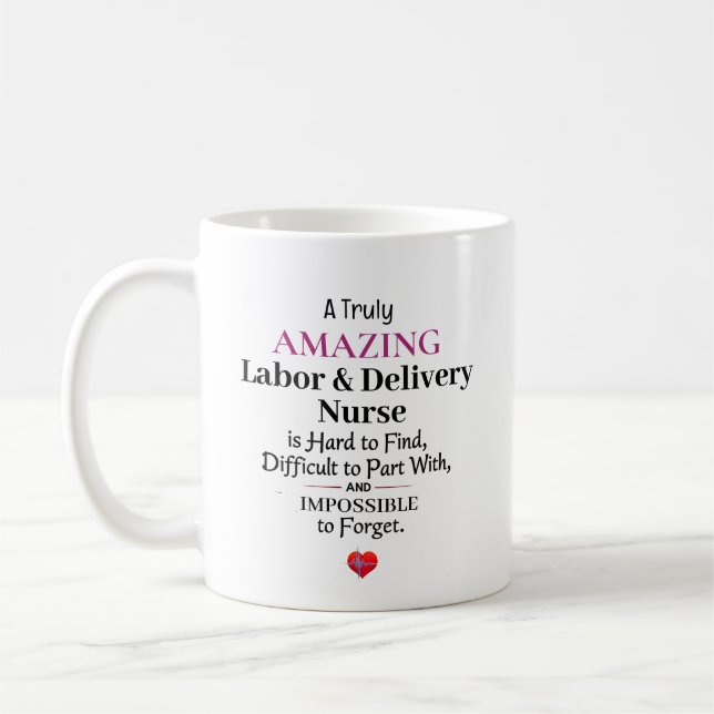 Mug Une infirmière de travail et d'accouchement vraime (Gauche)