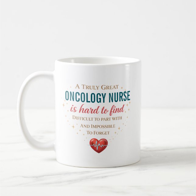 Mug Une infirmière en oncologie vraiment exceptionnell (Gauche)