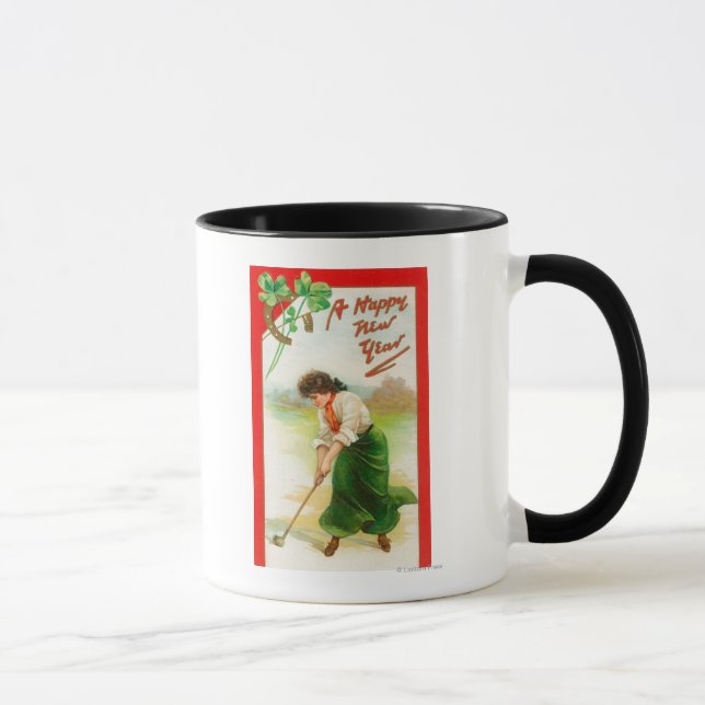 Mug Une Irlandaise sur le point de frapper le Golfball (Droite)