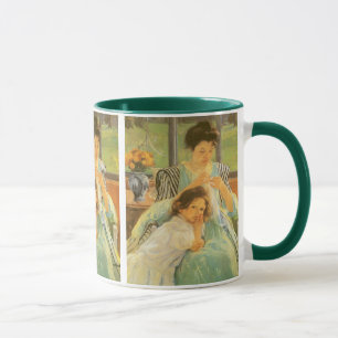 Mug Une jeune mère couchant par Mary Cassatt, art Vint