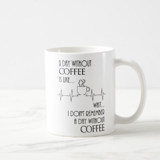 Mug Une Journée Sans Café, Attends....