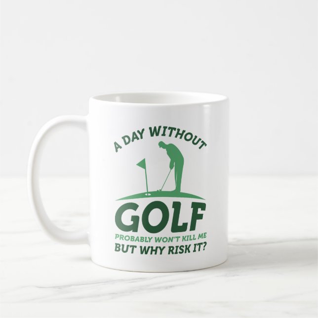 Mug Une journée sans golf (Gauche)