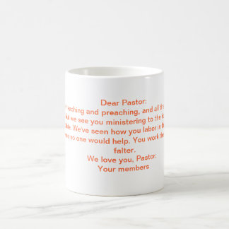 Mug Une lettre au pasteur