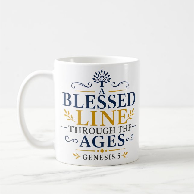 Mug Une lignée bénie à travers les âges Écriture bibli (Gauche)