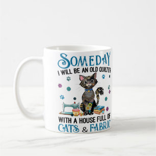 Mug Une maison pleine de chats et de tissus de patchwo
