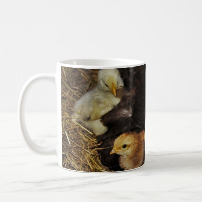 Mug Une maman et ses poussins (Gauche)
