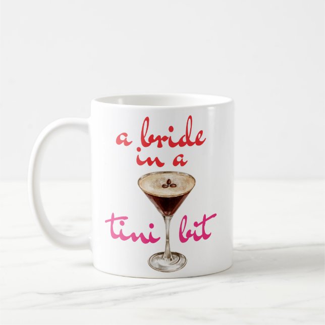 Mug Une mariée dans un style café Tini Bit (Gauche)