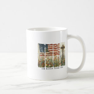 Mug Une nation sous Dieu Drapeau 4 juillet Patriotique