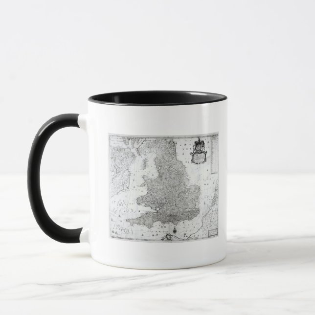 Mug Une nouvelle carte du royaume de l'Angleterre (Gauche)