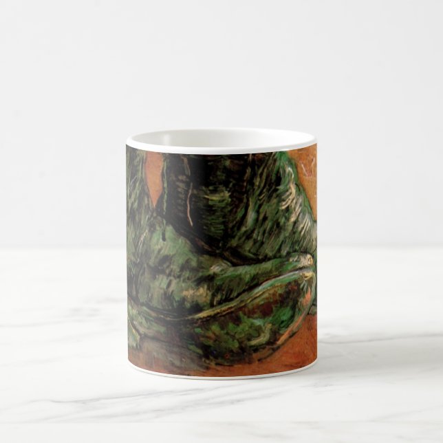 Mug Une paire de chaussures par Vincent van Gogh (Centre)