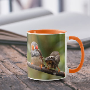 Mug Une paire de poches de Zebra Finches