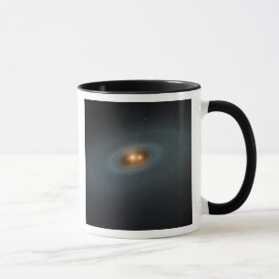 Mug Une paire d'étoiles serrée et un disque environnan