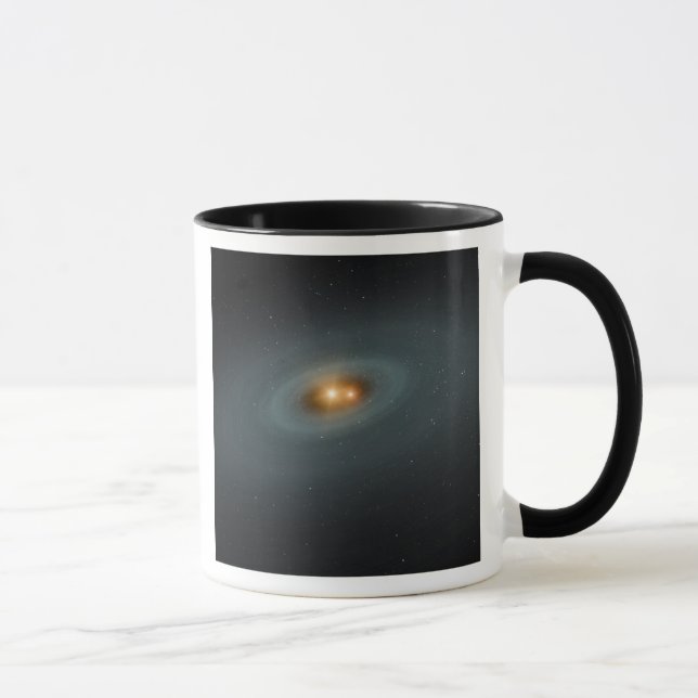 Mug Une paire d'étoiles serrée et un disque environnan (Droite)