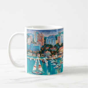 Mug Une peinture à l'huile sur toile. Panorama de Sotc