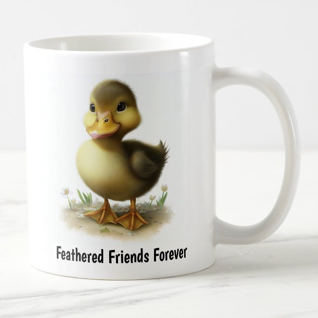 Mug Une peinture numérique d'un canard mignon (Créateur téléchargé)