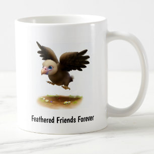 Mug Une peinture numérique d'un condor mignon