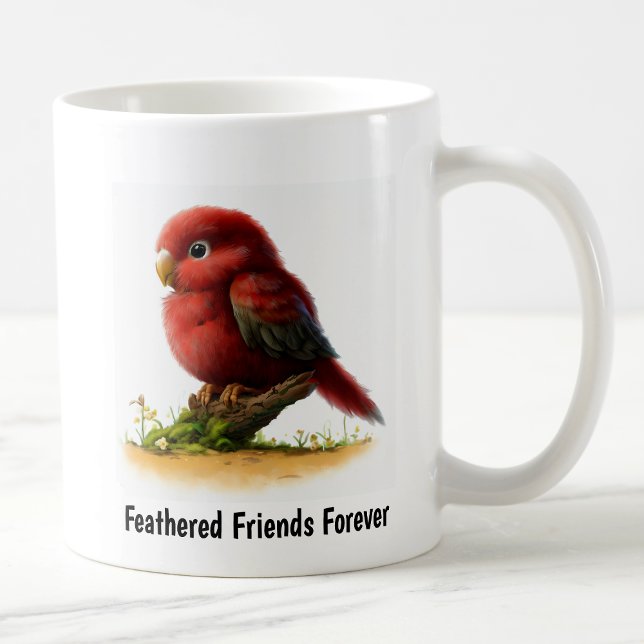 Mug Une peinture numérique d'un perroquet Rosella cram (Créateur téléchargé)