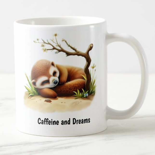 Mug Une peinture numérique d'un suricate mignon (Créateur téléchargé)