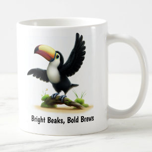 Mug Une peinture numérique d'un Toucan à la belle fact