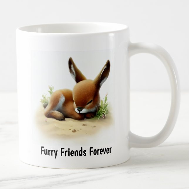 Mug Une peinture numérique d'une jolie antilope (Créateur téléchargé)