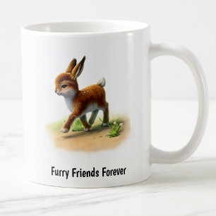 Mug Une peinture numérique d'une jolie antilope