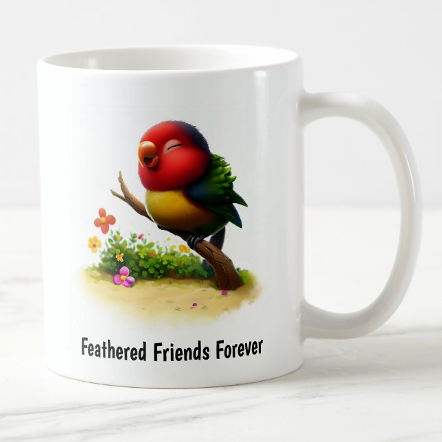 Mug Une peinture numérique d'une jolie gloire en colli (Créateur téléchargé)