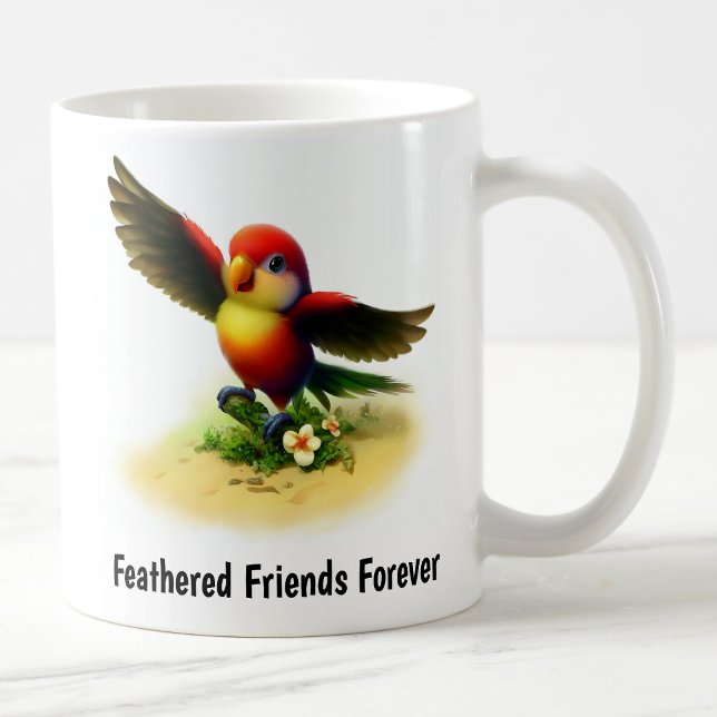 Mug Une peinture numérique d'une jolie gloire en colli (Créateur téléchargé)
