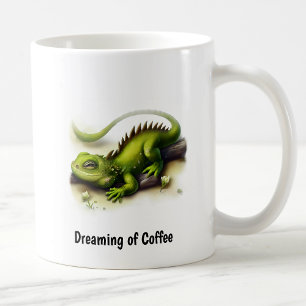 Mug Une peinture numérique d'une mignonne Iguana