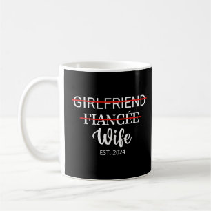 Mug Une Petite Amie Fiancée Est. Couple marié 2024