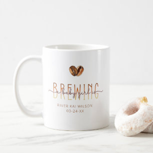 Mug Une Petite Fille Brasse Du Baby shower De Café