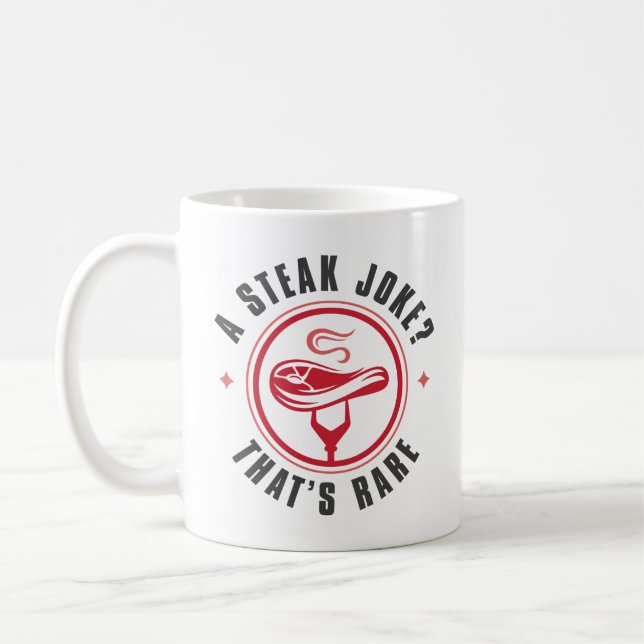 Mug Une plaisanterie de steak qui est rare (Gauche)
