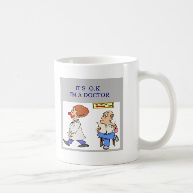 Mug une plaisanterie drôle de docteur (Droite)