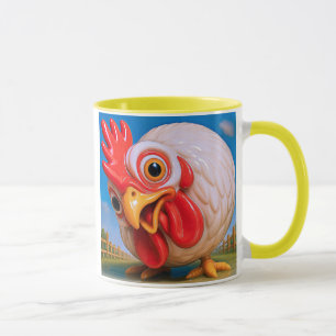 Mug Une poule curieuse