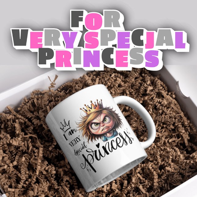 Mug Une princesse qui sait briller ! (gift for her
princess
)