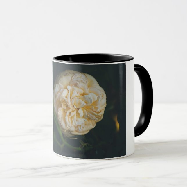 Mug Une rose jaune (Devant droit)