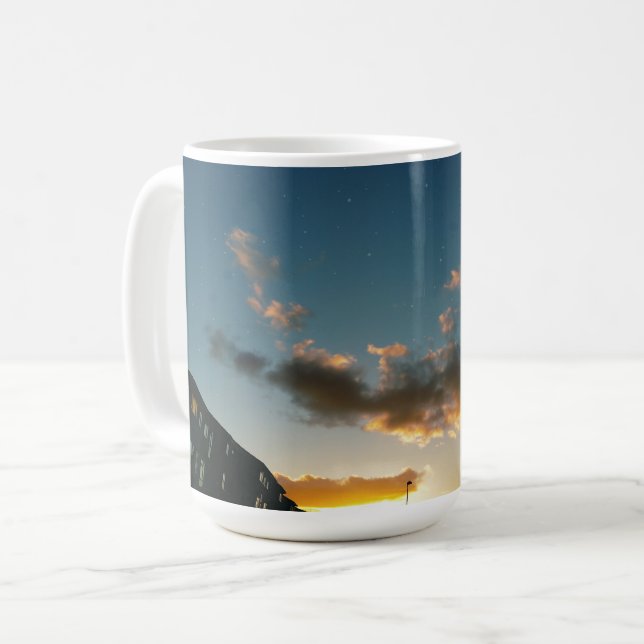 Mug Une rue couronnée d'étoiles (Devant gauche)