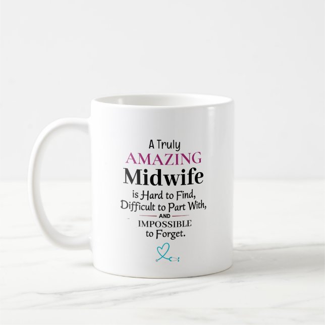 Mug Une sage-femme vraiment incroyable (Gauche)