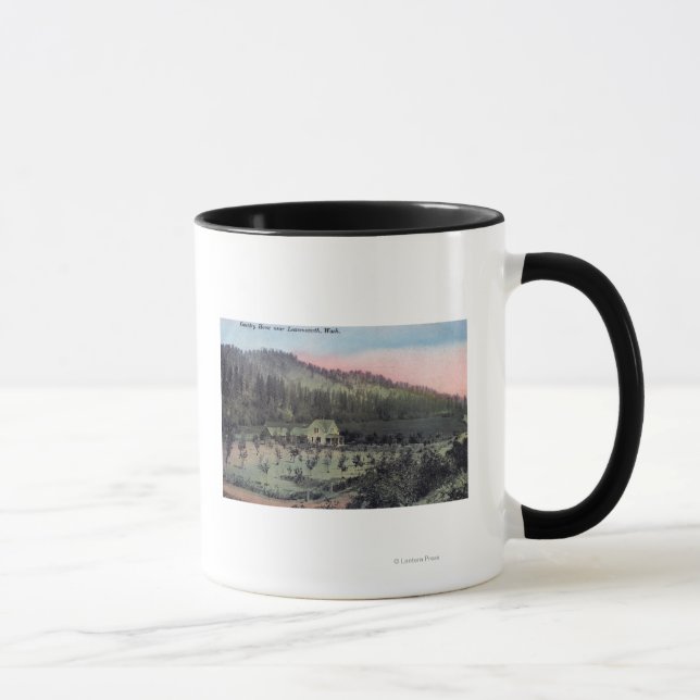 Mug Une Scène De Résidence De Campagne (Droite)