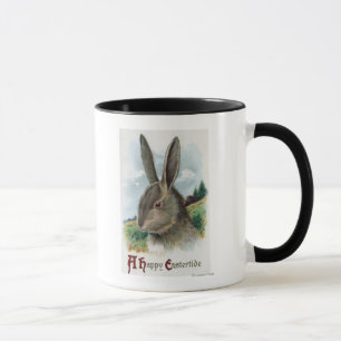 Mug Une scène heureuse de lapin d'EastertideGray